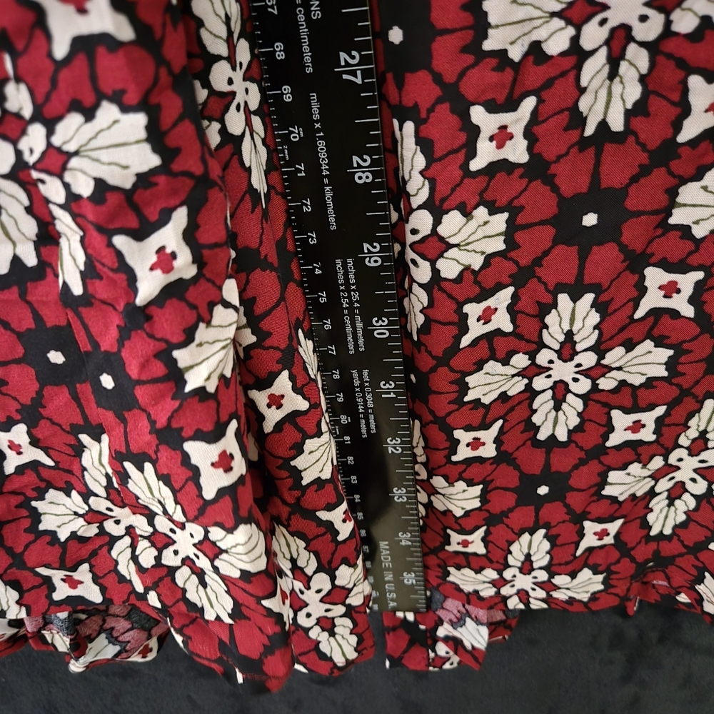 Red print dress - Picture 8 of 11